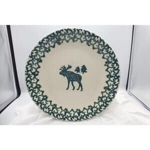Tienshan Folk Craft Moose Country Dinner Platter 12"  I2